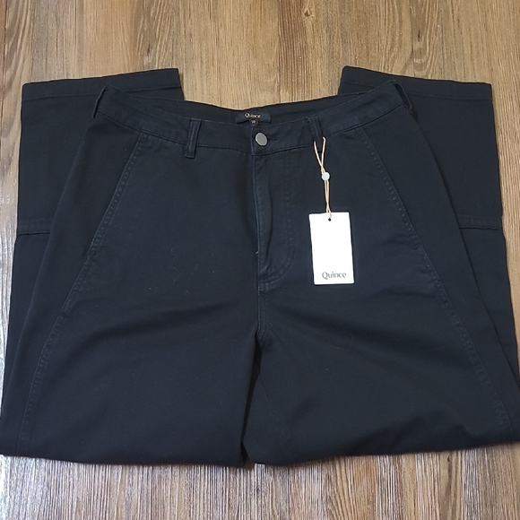 Quince Pants - Quince women's Classic Black Chinos